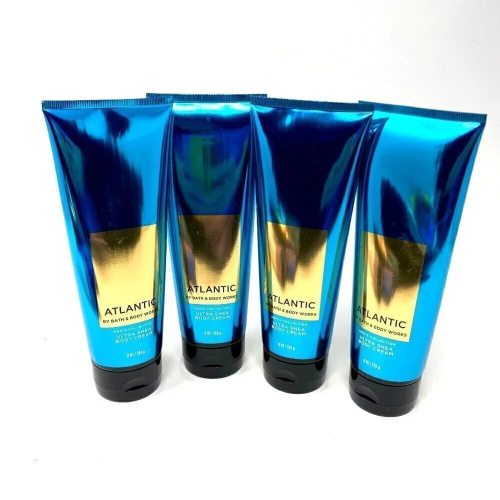Bath & Body Works Men's Atlantic Body Cream Ultra Shea 8 Oz
